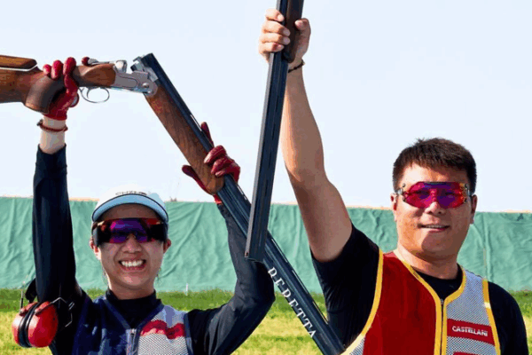 चीनी मुख्य भूमि की ऐतिहासिक मिश्रित टीम ट्रैप जीत ISSF विश्व कप में चीनी मुख्य भूमि की ऐतिहासिक मिश्रित टीम ट्रैप जीत ISSF विश्व कप में