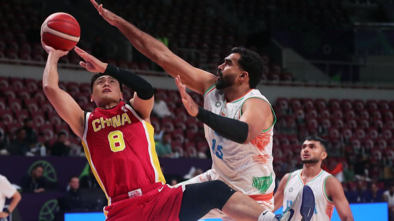 चीनी मुख्य भूमि का भारत पर FIBA एशिया कप में 100-69 से क्रूज चीनी मुख्य भूमि का भारत पर FIBA एशिया कप में 100-69 से क्रूज