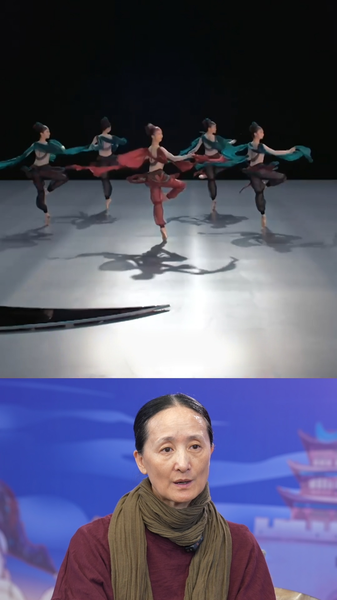 अग्रणी बैलेरिना चीनी कथा नृत्य में सम्मिलित करती है video poster