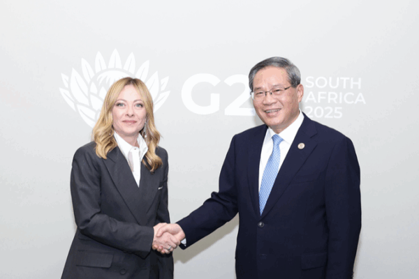 ली क्वियांग ने जी20 शिखर सम्मेलन में इटली के साथ द्विपथीय खोलने का वादा किया