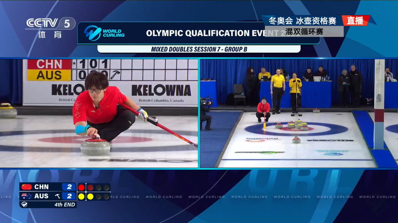 चीनी मिश्रित युगल कर्लर्स ने 2026 ओलंपिक सपनों को जीवित रखा