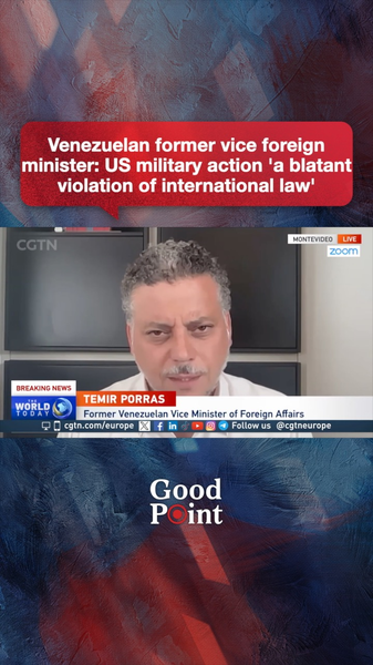 पूर्व वेनेज़ुएला उप विदेश मंत्री ने अमेरिकी हमले को अंतरराष्ट्रीय कानून का उल्लंघन बताया video poster