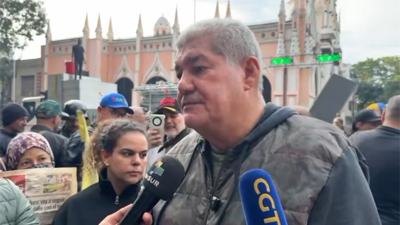 वेनेजुएला के श्रम मंत्री ने समर्थन की सराहना की, महाद्वीपीय एकजुटता का आह्वान किया video poster